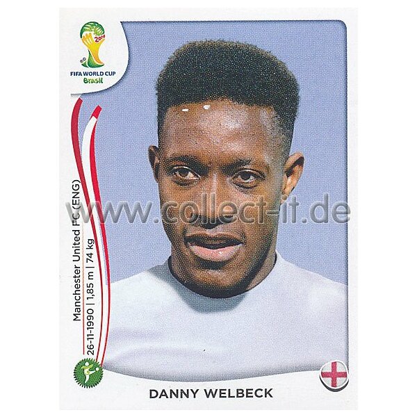 WM 2014 - Sticker 314 - Danny Welbeck
