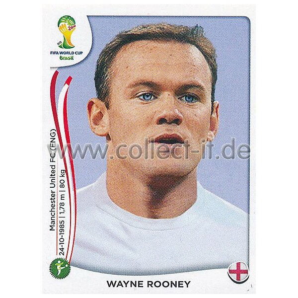 WM 2014 - Sticker 316 - Wayne Rooney