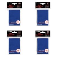 4x Ultra Pro - Deck Protector - Small Sleeves - Blau -...