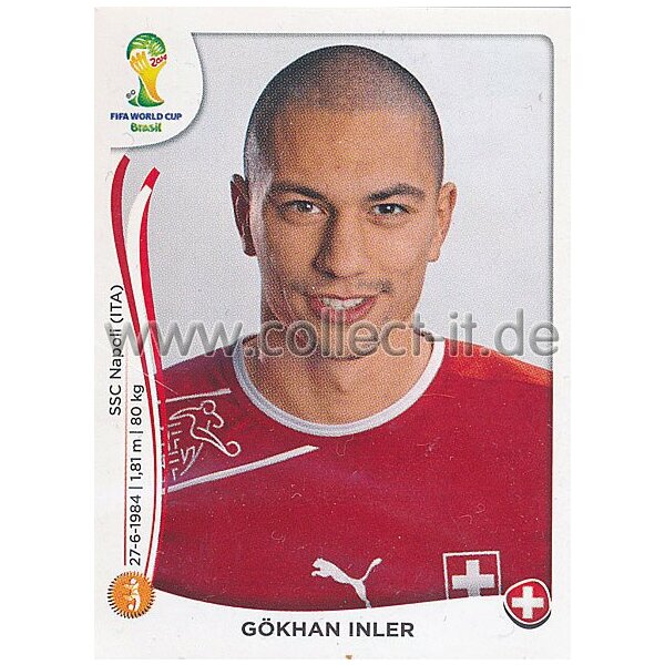 WM 2014 - Sticker 346 - Gökhan Inler