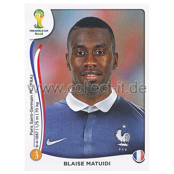 WM 2014 - Sticker 385 - Blaise Matuidi