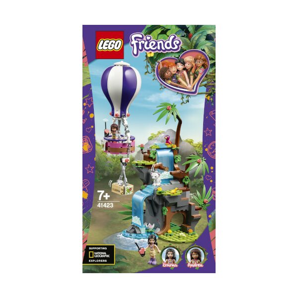 LEGO Friends 41423 - Tiger-Rettung mit Heißluftballon