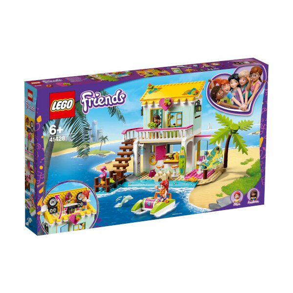 LEGO Friends 41428 - Strandhaus mit Tretboot