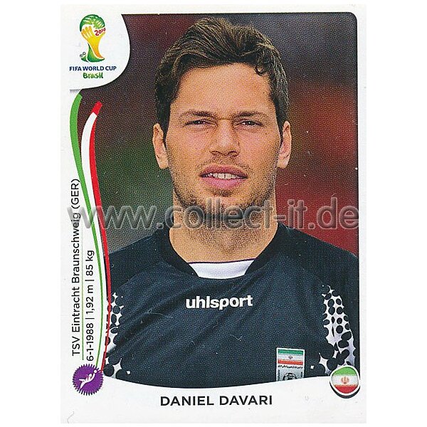 WM 2014 - Sticker 452 - Daniel Davari