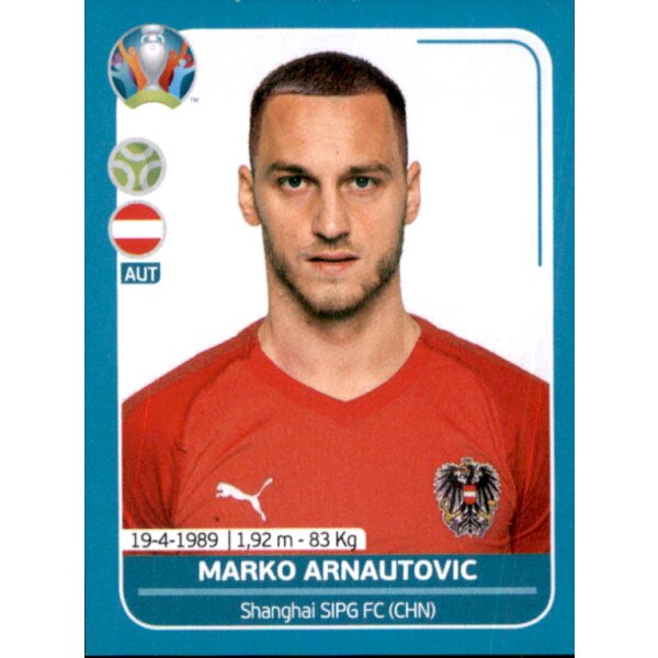 EM 2020 Preview - Sticker AUT26 - Marko Arnautovic - Österreich