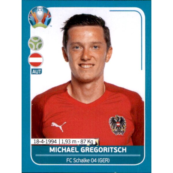 EM 2020 Preview - Sticker AUT27 - Michael Gregoritsch - Österreich