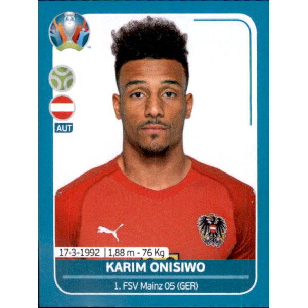 EM 2020 Preview - Sticker AUT28 - Karim Onisiwo - Österreich