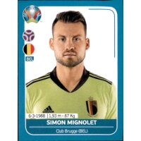 EM 2020 Preview - Sticker BEL8 - Simon Mignolet - Belgien