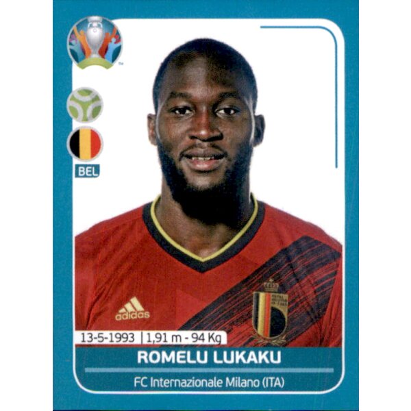 EM 2020 Preview - Sticker BEL27 - Romelu Lukaku - Belgien