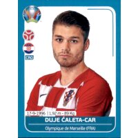 EM 2020 Preview - Sticker CRO10 - Duje Caleta-Car - Kroatien