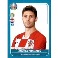 EM 2020 Preview - Sticker CRO23 - Andrej Kramaric - Kroatien