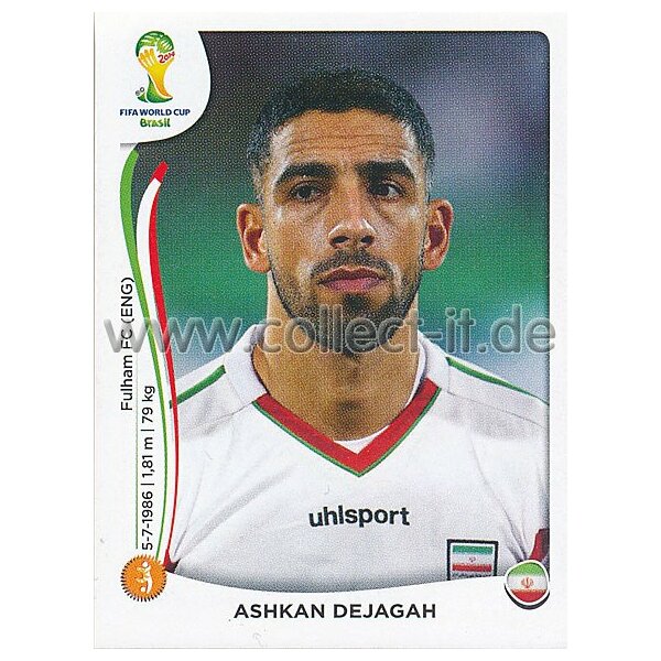 WM 2014 - Sticker 464 - Ashkan Dejagah