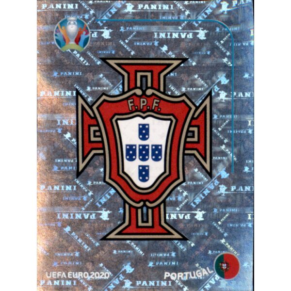EM 2020 Preview - Sticker POR1 - Wappen - Portugal