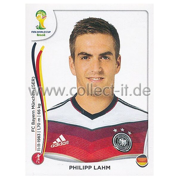 WM 2014 - Sticker 491 - Philipp Lahm