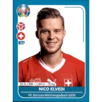 EM 2020 Preview - Sticker SUI12 - Nico Elvedi - Schweiz