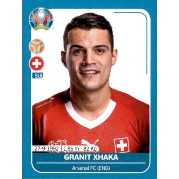 EM 2020 Preview - Sticker SUI16 - Granit Xhaka - Schweiz