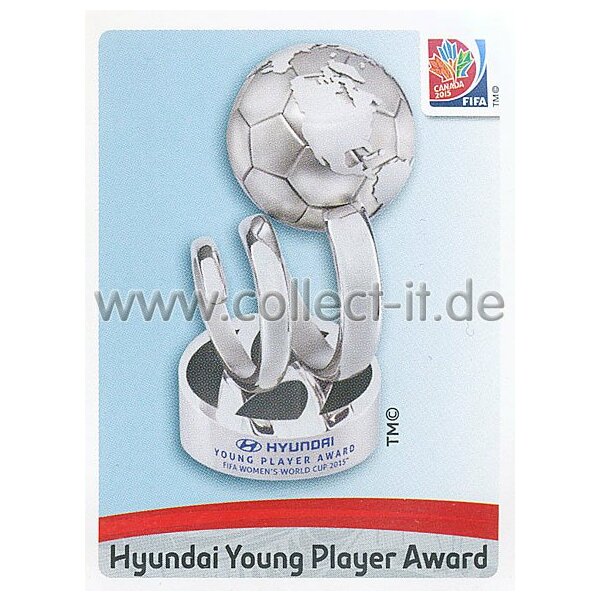 Frauen WM 2015 - Sticker 19 - Young Player Award - Spezial