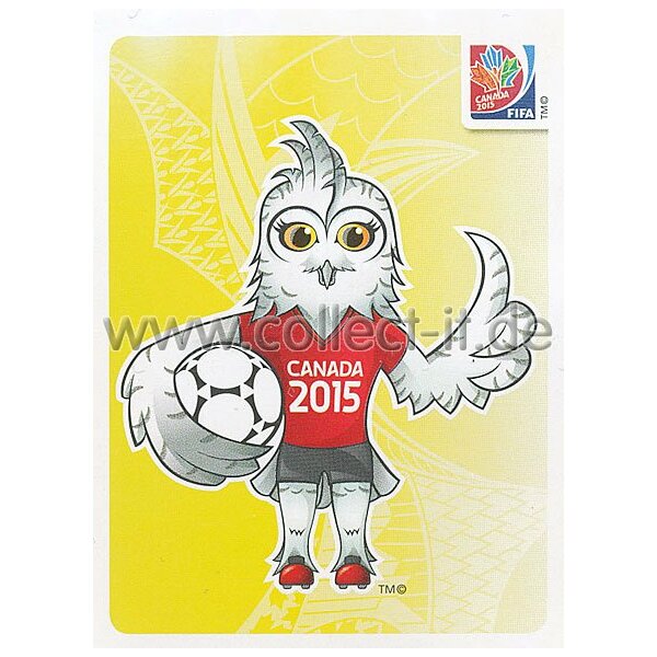 Frauen WM 2015 - Sticker 20 - Maskottchen Eul - Spezial