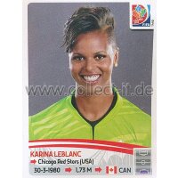 Frauen WM 2015 - Sticker 25 - Karina LeBlanc - Kanada