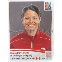 Frauen WM 2015 - Sticker 34 - Diana Matheson - Kanada