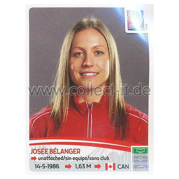 Frauen WM 2015 - Sticker 37 - Josee Belanger - Kanada