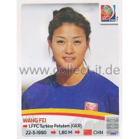 Frauen WM 2015 - Sticker 44 - Wang Fei - China