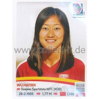 Frauen WM 2015 - Sticker 46 - Wu Haiyan - China