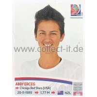 Frauen WM 2015 - Sticker 65 - Abby Erceg - Neuseeland