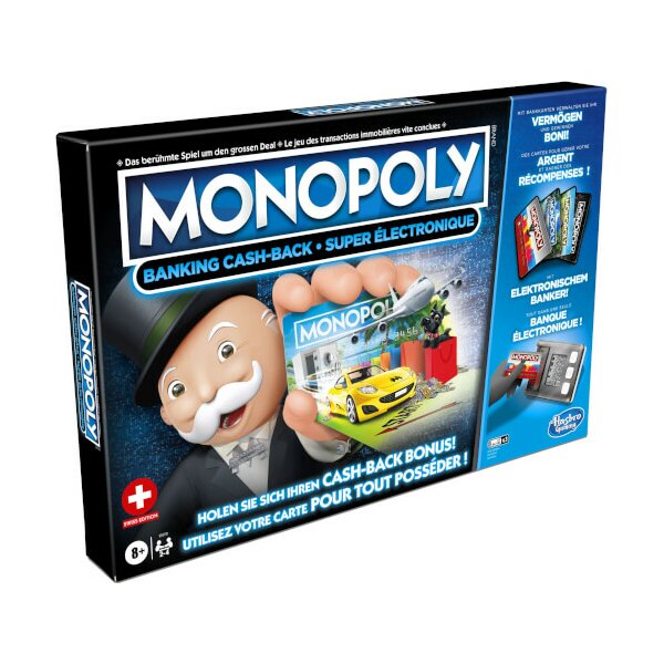 Hasbro E8978149 Monopoly Banking Cash-Back Schweiz