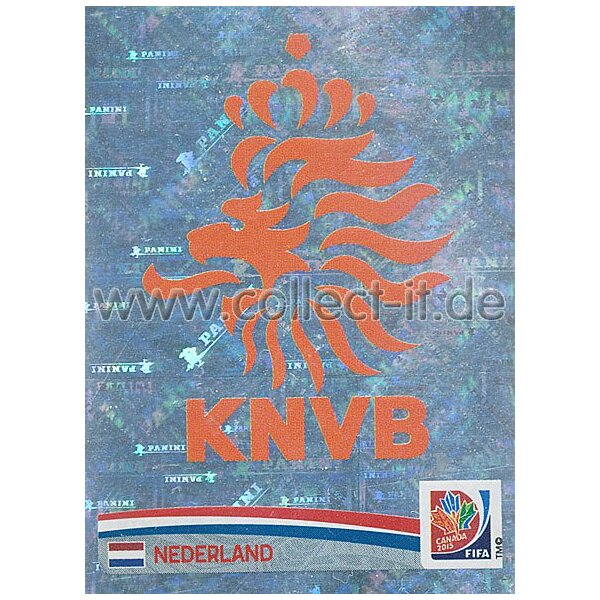 Frauen WM 2015 - Sticker 80 - Wappen - Niederlande