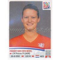 Frauen WM 2015 - Sticker 86 - Mandy van den Berg -...