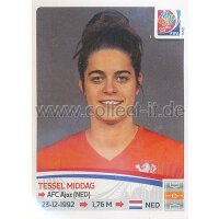 Frauen WM 2015 - Sticker 90 - Tessel Middag - Niederlande