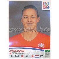 Frauen WM 2015 - Sticker 94 - Anouk Dekker - Niederlande