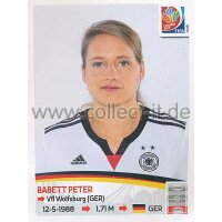 Frauen WM 2015 - Sticker 106 - Babett Peter - Deutschland