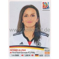 Frauen WM 2015 - Sticker 107 - Fatmire Alushi - Deutschland