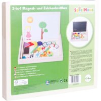 SpielMaus Holz 2in1 Magnet-und Zeichenbrettbox