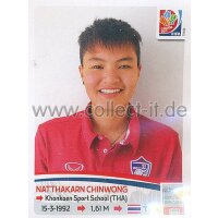 Frauen WM 2015 - Sticker 160 - Natthakarn Chinwong -...