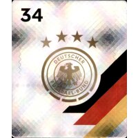 GLITZER Karte 34 - DFB - EM 2020 REWE