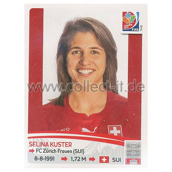 Frauen WM 2015 - Sticker 200 - Selina Kuster - Schweiz
