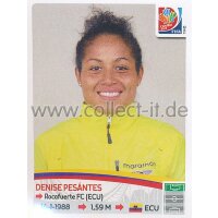 Frauen WM 2015 - Sticker 247 - Denise Pasantes - Ecuador