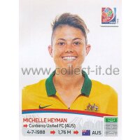 Frauen WM 2015 - Sticker 286 - Michelle Heyman - Australien
