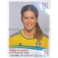 Frauen WM 2015 - Sticker 299 - Hanna Folkesson - Schweden