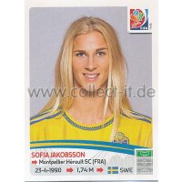 Frauen WM 2015 - Sticker 306 - Sofia Jakobsson - Schweden