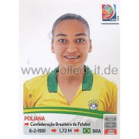 Frauen WM 2015 - Sticker 332 - Poliana - Brasilien