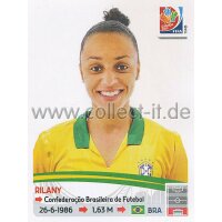 Frauen WM 2015 - Sticker 333 - Rilany - Brasilien