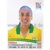 Frauen WM 2015 - Sticker 335 - Andressa - Brasilien