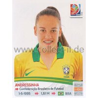 Frauen WM 2015 - Sticker 336 - Andressinha - Brasilien