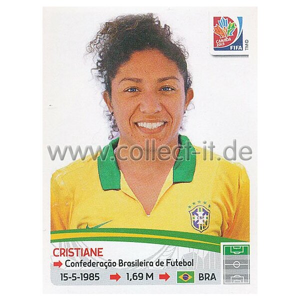 Frauen WM 2015 - Sticker 342 - Cristiane - Brasilien