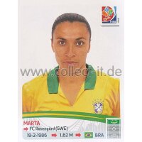 Frauen WM 2015 - Sticker 345 - Marta - Brasilien