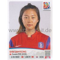 Frauen WM 2015 - Sticker 350 - Shin Damyeong - Korea...
